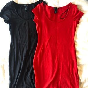 2 H&M Basics Dresses XS